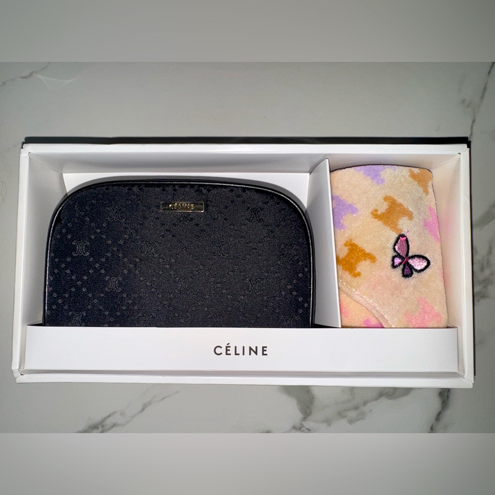Celine Black Pouch Gift Set 📦 🎁